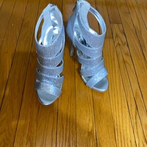 Call It Spring Silver Stiletto Heels